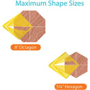 DIY Drawing Circles For Square Octagon Yellow Center Finder High Accuracy Clear
