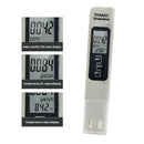3Pcs/Set Digital LCD PH Meter TDS EC Water Quality Tester Meter Pen LCD Mon