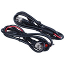 2pcs 100cm BNC Q9 Oscilloscope Measuring Leads Double Clip Alligator (Mini