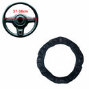 Universal_Auto Car Steering Wheel Cover Leather Breathable Anti-slip Black