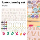186Pcs/set DIY Jewelry Silicone Casting Molds Tools Set Number Letter Z8M3
