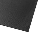 Black Glossy Surface Carbon Fiber Board High Strength 7.87"X11.81"X0.02"