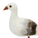 Artificial Feathered Seagull Birds for Wedding Decoration Home Garden Party
