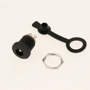 10Pieces DC 5.5x2.5mm Power Supply Jack Socket With Dustproof And Screw Nuts