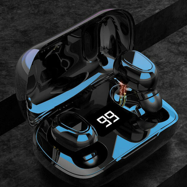Wireless In-ear Earphones 5.0 Sport Stereo Earbuds Mini Headphones LED Display b