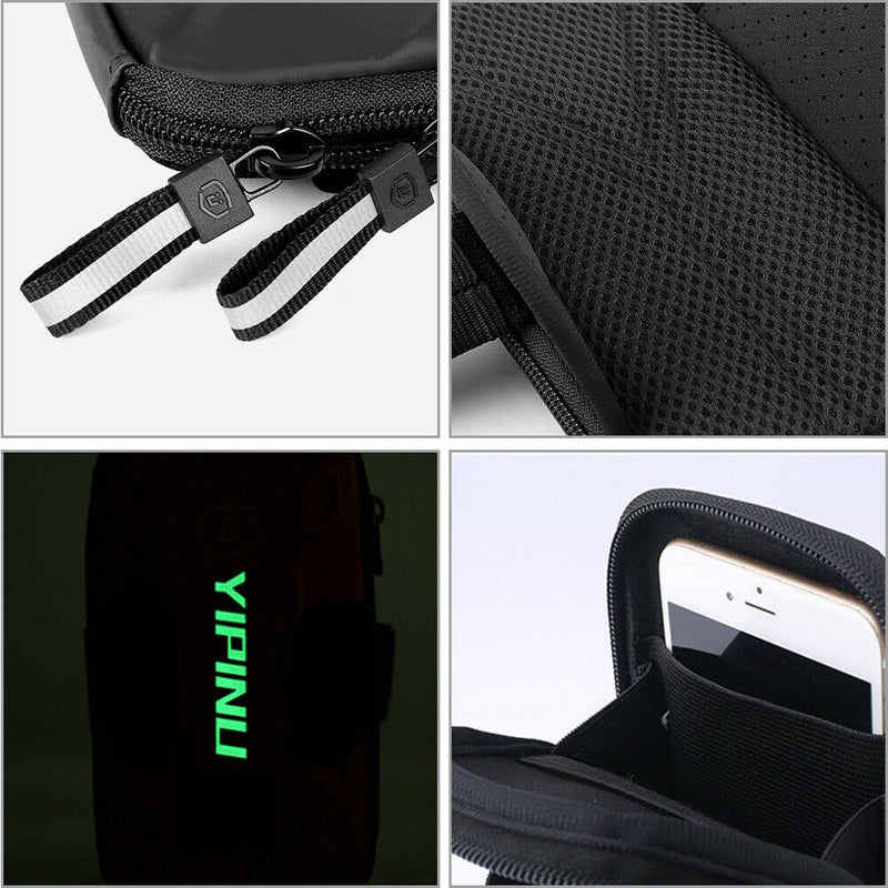 Outdoor Reflective Armband Bag for Running Night Jogging Cycling Sport Equipment