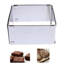 Adjustable Mousse Cake Ring Baking Mold Square Shape Cookie Cutters Bakeware Ew