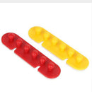 2x Magnetic Cable Clip Organizer Wire Cord Management Desktop Winder Line Holder