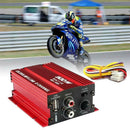 Power LED Indicator Motorcycle 2 Channel Car Amplifier Subwoofer Stereo Audio