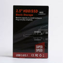 2.5" 40G External Portable Micro USB Hard Drive Disk HDD / SSD Enclosure
