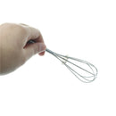 Mini 6inchs Stainless Steel Rotate Egg Beater Whisk Mixer Foamer Stirrer Tool JR