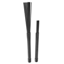 2pcs Retractable Jazz Drum Brushes Sticks Percussion Drumsticks (Black)