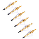 6 PCs Brass broadheads Arrowhead Arrow heads 100 Grain quality Fa High Z8I1 R5A0