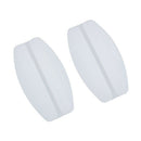 2 x Pads / cushions Stands for bra strap - Transparent Silicone Anti-slip C I1D7