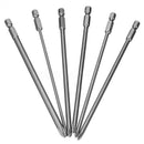 6Pcs Shank 1/4 inch S2 Steel 150mm Long Magnetic Hex Cross Head Screwdriver
