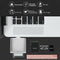 2 Pcs USB C Card Reader, USB C Card Reader Metal USB 3.1 Card Reader SD Card/TF