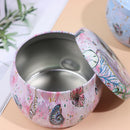 1Pc Mermaid Candy Tin Box Round Gift Box Handmade Soap Candle Jar Packaging  Nw