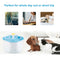 1.6L Automatic Dog Cat Electric Water Fountain USB Pet Bowl Drinking FilterB Gw