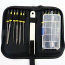 15 Pcs Tools Set Mini Rasp Diamond File Wood Grinding Tool Kit Hand File Se