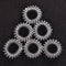 6Pcs Elastic Girl Clear Rubber Telephone Wire Hair Ties Hairband Rope Ties