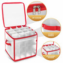 Christmas Tree Bauble Decorations Storage Box Holds Up to 64 Baubles Organiser