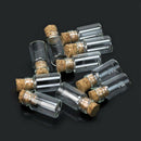 lot 10pcs Mini Empty Cork Glass Wish Bottles Vials Jars Craft Charm Pendants New