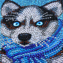 Dog Cartoon Animal Full Drill Cute Husky Dog Special Shaped Diamond Paintin L9P4