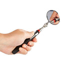 2-Pack Round 2-Inch Telescoping Inspection Mirror,Extends Up To 24.5 Inches
