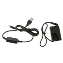 Power Adapter USB-4017 Cable + EP-5 Dummy Battery for Nikon D5000 D3000 D60 D4