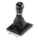 Car 6-Speed Shift Button Dust Cover Shift Lever Kit For Volkswagen Passat B