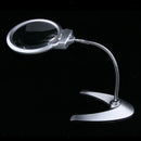 Flex LED Light Magnifier Dome for Reading, Hobbies, Task Crafts or Workbench
