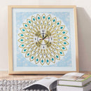 DIY Special Shaped Diamond Painting Flower Wall Clock Cross Stitch Decor