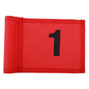 Pack of 2 Golf Putting Green Flag Golf Target Flag for Golfer Training Red