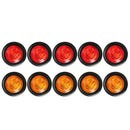10PCS/set 12v 24v 3/4"Bullet Clearance Side MarkerTruck LED Trailer A2I3