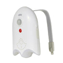 2pcs Rechargeable LED Night Light Toilet Bathroom Motion Activated Lamp
