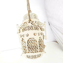 Unique Pendant Decor Moon Wind Light Anise Star Wood Eid Pendant DIY O5E9