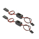 2pcs Receiver Extra Channel Extended Cable with Power Switch for RC Cars