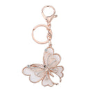 Creative Zinc Alloy Rhinestone Keychain Crystal Purse Bag Key Chain Ring A