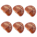 Electric/Acoustic Guitar Plastic Tuner Tuning Pegs Button Coffee 6pcs/Pack