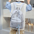 Fashion big capacity shopping bag laptop backpack rucksack canvas bags stud A8Z7