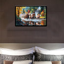 Running Horses  5D Diamond DIY Painting  Kit Home Decor Craft