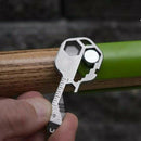 Multi-Function Keychain Stainless Steel Key Tool with Bottle Opener Screwdr