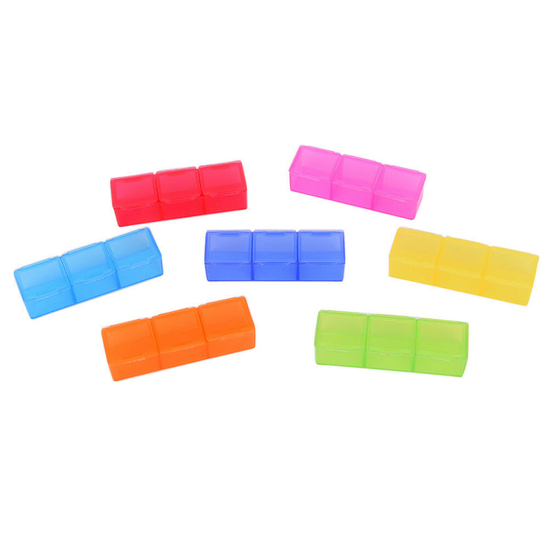 7 Day Tablet Pill Box Holder Weekly Medicine Storage Organizer Container Case Gw