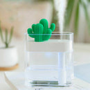 1X(160ml Ultrasonic Air Humidifier Clear Cactus Color Light USB Essential O