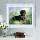 5D DIY Diamond Painting Dog Cross Stitch Embroidery Mosaic Kit Home Decor