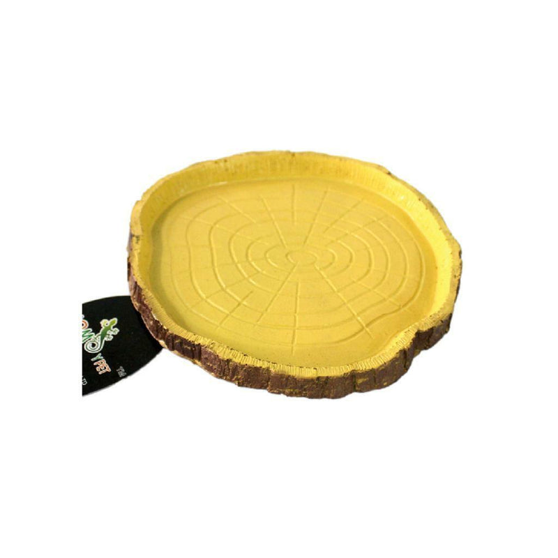 Large Reptile Feeding Bowl Food Water Terrarium Dish Pet Lizard Gecko Feeder