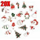 Wholesale Enamel Metal Alloy Christmas Charms Pendant Jewelry DIY Craft Findings