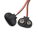 5pcs 9V Battery Snap T-Type cable 2.5x5.5mm Male DC Power Plug to 9V Battter Gn