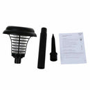 Garden Yard UV Solar Power LED Lamp Light Mosquito Insect Pest Bug Zapper K