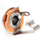 10 Pcs Mono Input Jack for Guitar Bass 6.35mm Orange